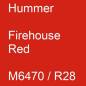 Preview: Hummer, Firehouse Red, M6470 / R28.